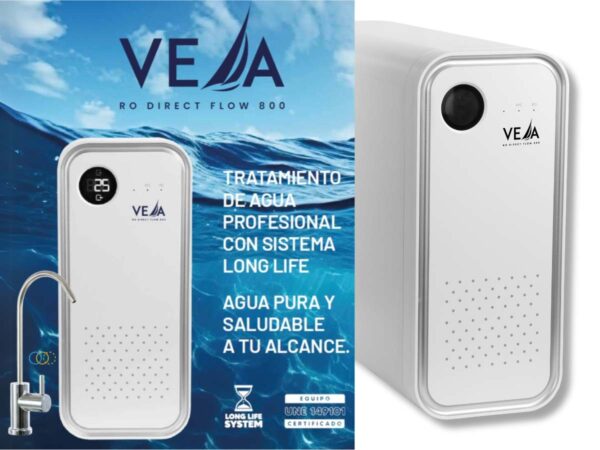 Ósmosis Vela 800 GPD Flujo Directo