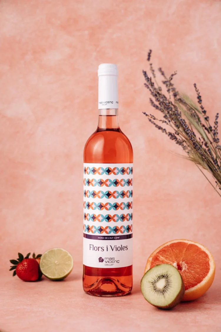 Flors i Violes, vino rosado - Imagen 2